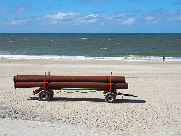 istock pipelines at the beach, Sylt, Germany 517853152