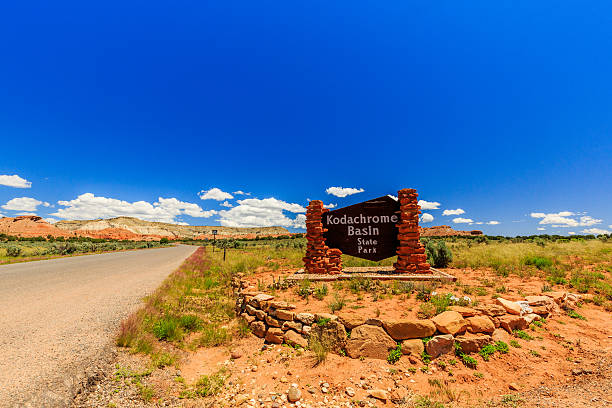 istock Kodachrome Basin State Park sign, Utah, USA. 517864238