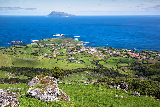 Panorama De La Isla De Flores Azores Portugal Foto de stock y más banco de  imágenes de Isla de Flores - Las Azores - Isla de Flores - Las Azores,  Agricultura, Aire libre - iStock