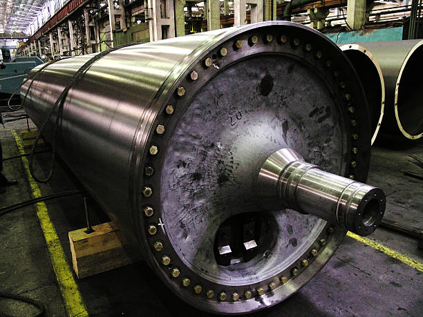 istock large shaft in the shop engineering plant 517864730