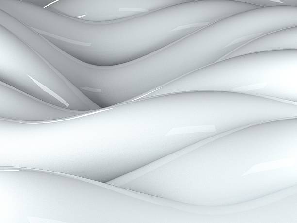istock White electric wires or abstract lines, 3D Illustration 517866518