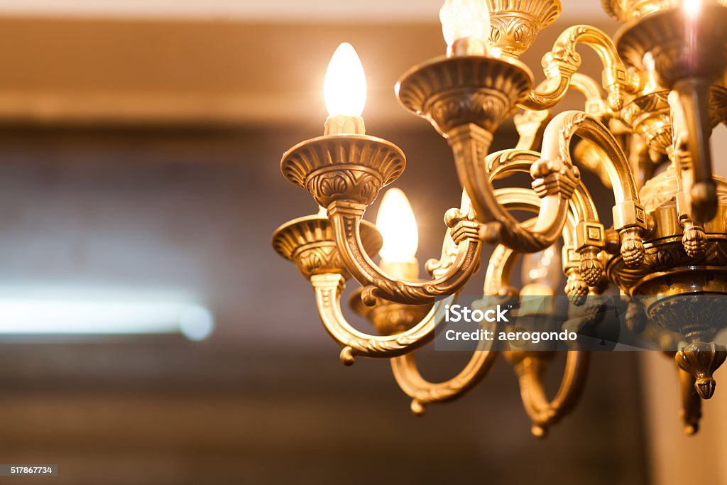 old decorative chandelier - Royalty-free Kroonluchter Stockfoto
