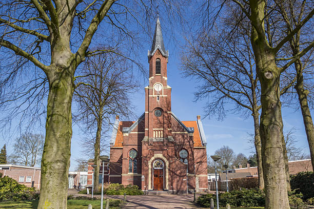 istock Old church Ontmoetingskerk in Sappemeer 517869474