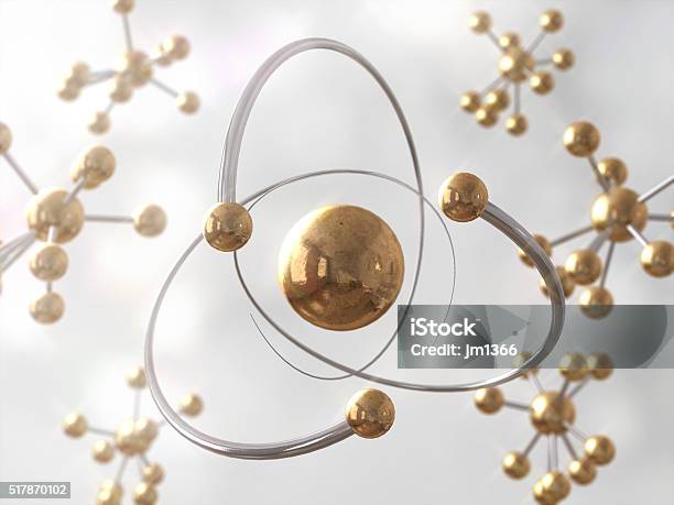 Dna Atom Model Simulation Science Atom Molecule Dna Model Structure3d Rendering Stock Photo ...