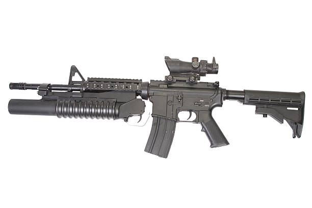 istock An M4A1 carbine equipped with an M203 grenade launcher 517870405