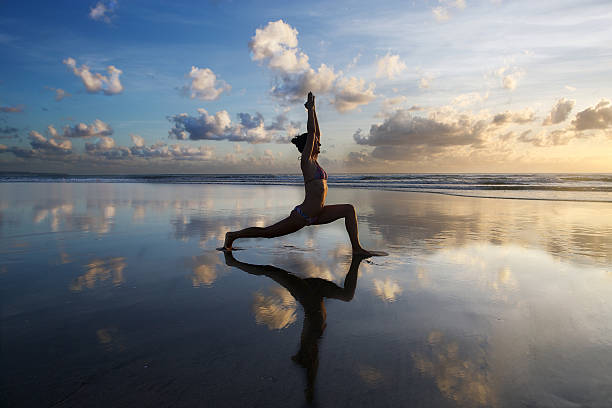 Yoga Woman at Sunset