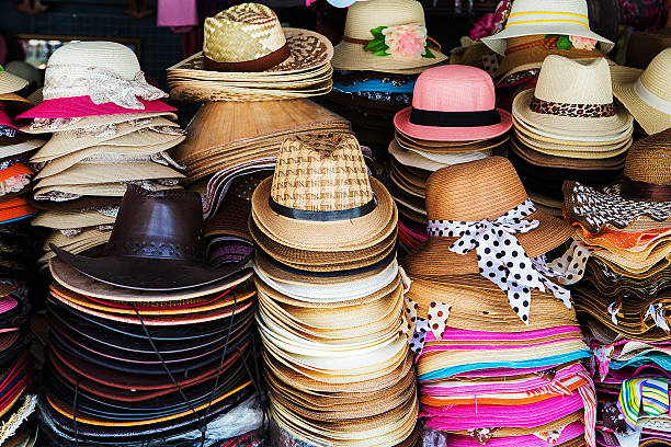 istock lot of hats lie on the table 517872455