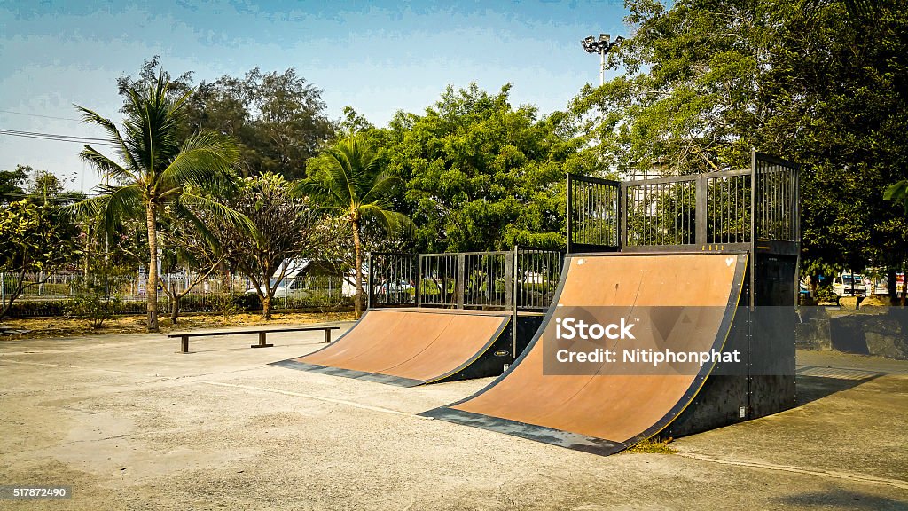 Skate Park In The Daytime Customizable Dark Tones Stock Photo - Download  Image Now - iStock