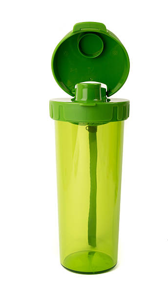 istock Green Color Plastic And Transparent Bottle Water 517874123