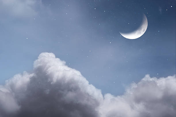 istock Starry Night With Mood and Clouds 517874645