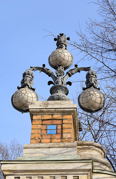istock Lantern at the entrance to the Mikhailovsky Garden. 517874862