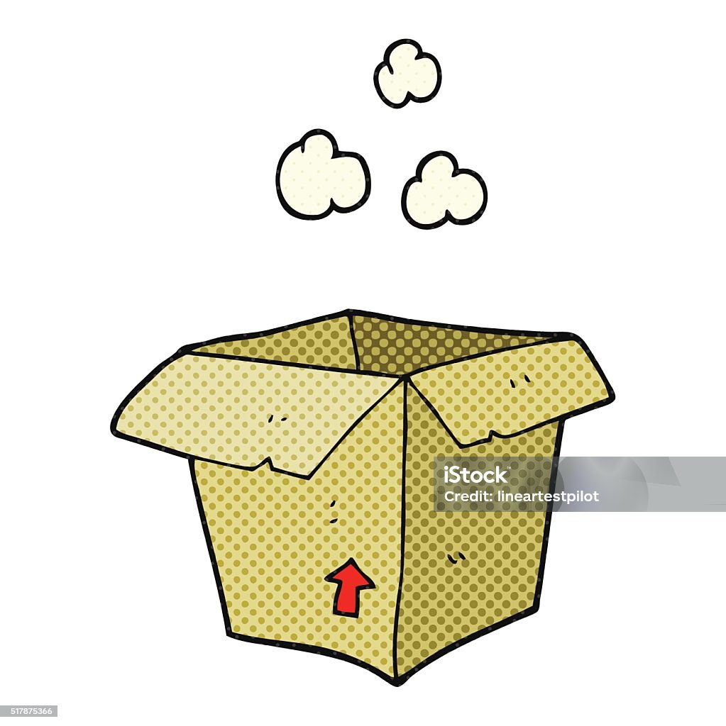 Box Empty Layout Cartoon Cartoon Empty Box Stock Illustration - Download Image Now - Bizarre ...