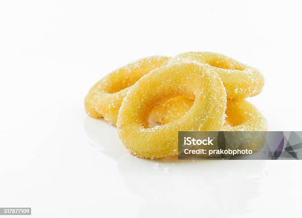 Donut Isolated On A White Background Stock Photo - Download Image Now - Baked, Baked Pastry Item, Bakery