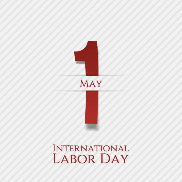 may 1 banner. international labor day - 1 may stock illustrations