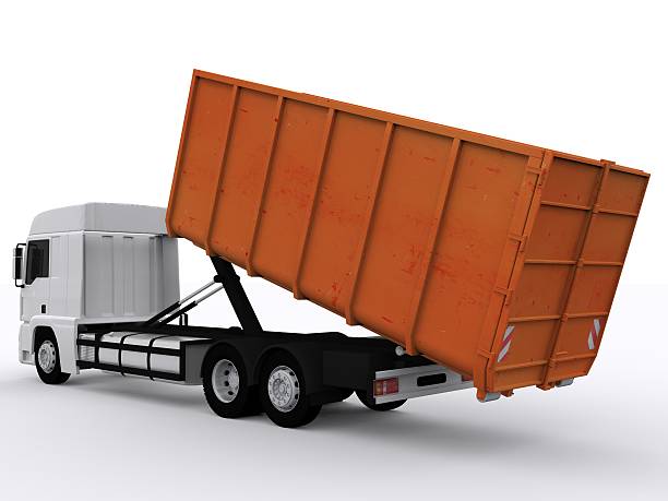 Dumpster Container stock photo
