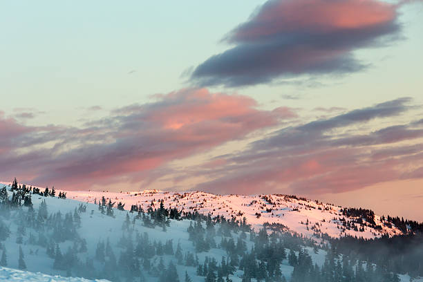 istock Sunrise winter mountain landscape (Carpathian). 517892570