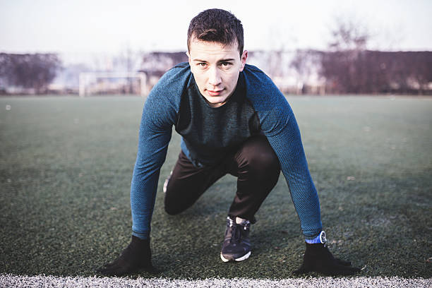 istock Attractive athlete is ready to run 517892848