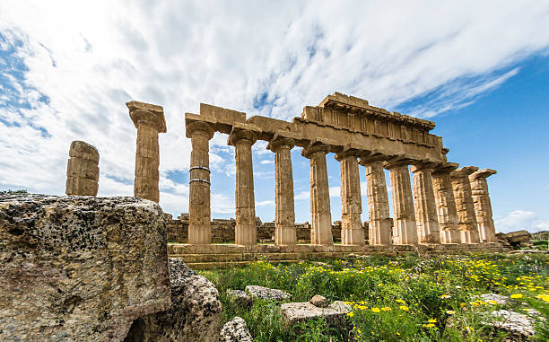 istock Selinunte Temple Column Detail 517893108