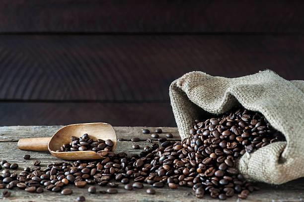 istock roasted coffee in a jute sack 517894176