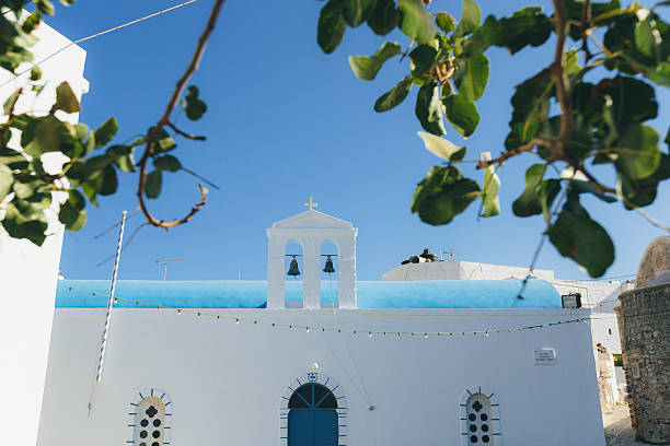 istock Typical architecture of a village on Greek island 517894952