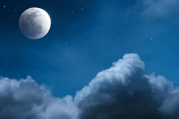 istock Starry Night With Mood and Clouds 517895031