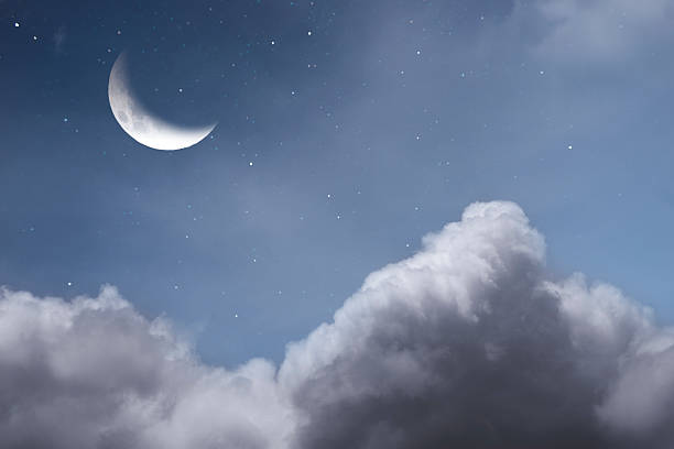 istock Starry Night With Mood and Clouds 517895035