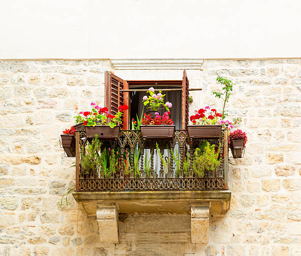 istock Balcony in apartment building 517895301