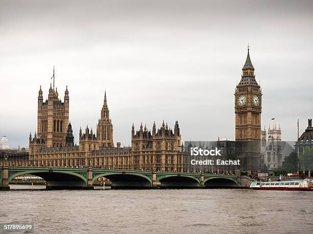 Palace Of Westminster With Elizabeth Tower And Big Ben Stock Photo - Download Image Now