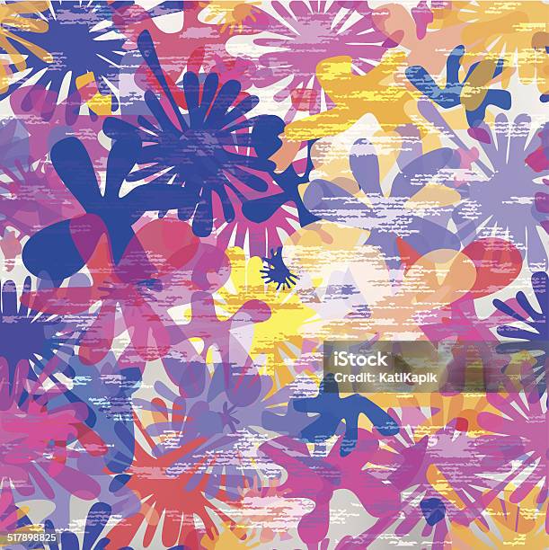 Simple Splash Pattern Seamless Bright Splash Pattern Vector Illustration Stock Illustration ...