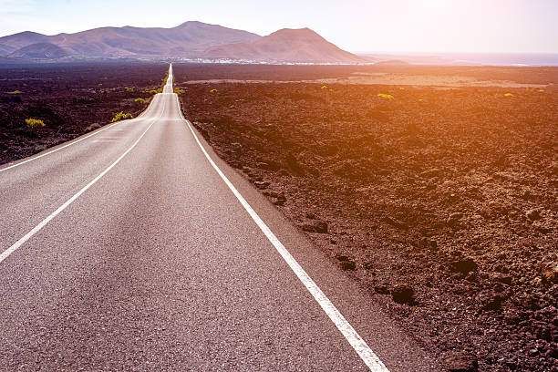 istock Road on Lanzarote island 517899216
