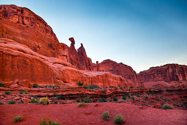 istock Queen Nefertiti Rock Park Avenue Section Arches National Park Mo 517899265
