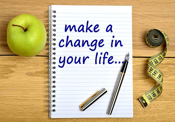 Make a change in your life stock photo