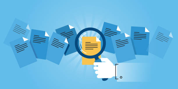 banner webu s plochým návrhem dokumentu - lékařský zákrok stock ilustrace