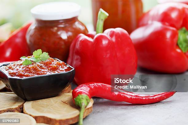 Spicy Chutney Stock Photo - Download Image Now - Bowl, Chili Pepper, Chutney