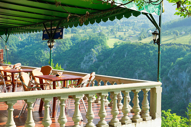 istock View from balcony of small cafe 517901823
