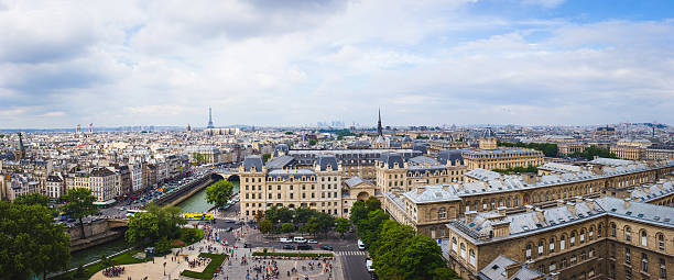 istock Panorama of Paris 517902533