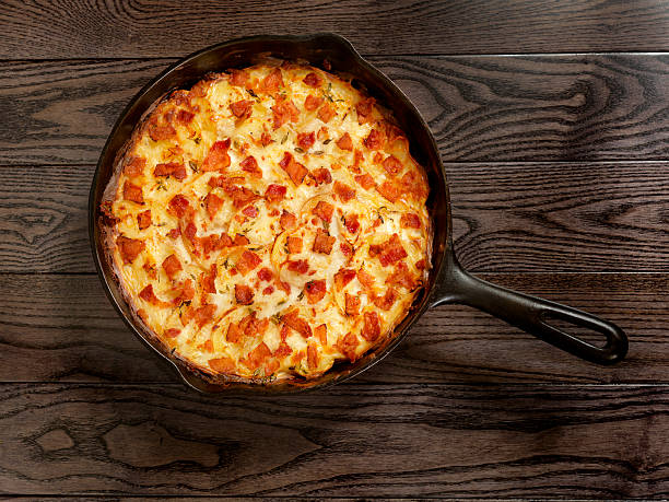 istock Skillet baked, Scalloped Potatoes with Bacon 517906306