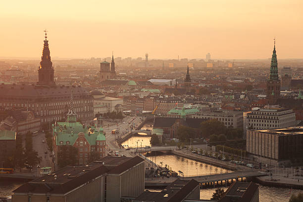 istock Center of Copenhagen at sunset light (Copenhagen, Denmark) 517924119