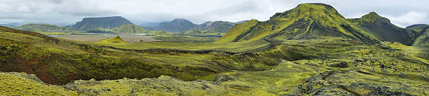 istock Volcanic landscape covered with moss 517924473