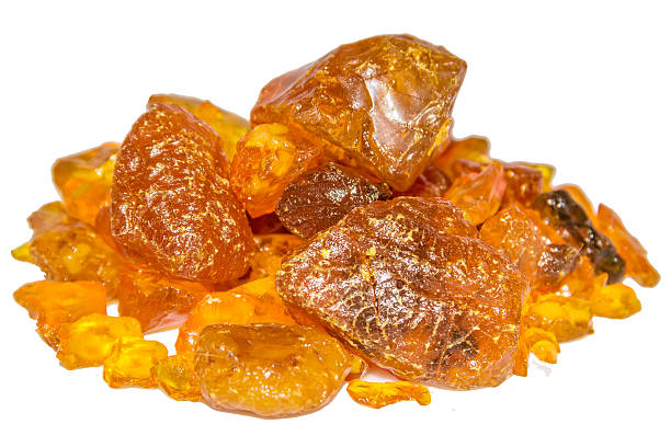 istock Pile rosin resin isolated white 517924942