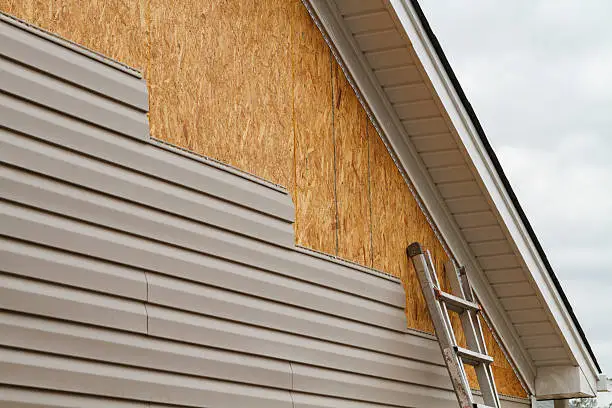Photo of Vinyl Siding Installation On A House In The South