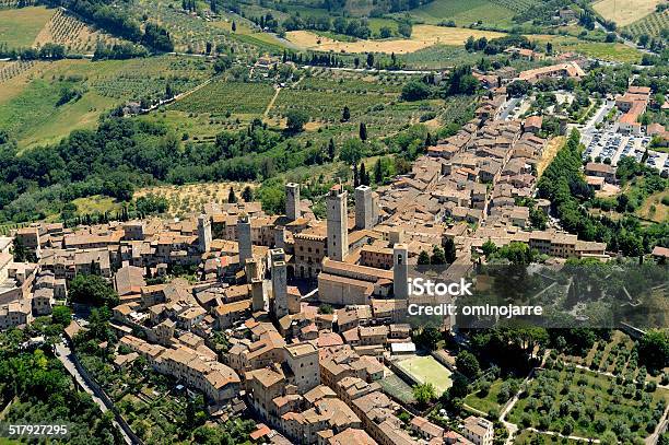 San Gimignano Stock Photo - Download Image Now - Chianti Region, Church, Europe