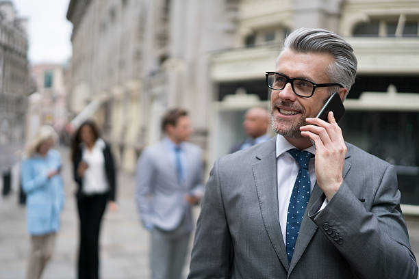 istock Business man talking on the phone 517927368