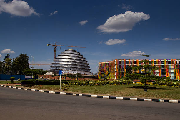 Kigali Convention Centre Kigali Convention Centre at the KG2 roundabout along KN5 Road in Kigali kigali convention center stock pictures, royalty-free photos & images