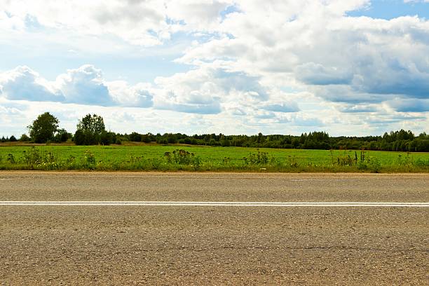 istock Colorful rural landscape with road 517930275