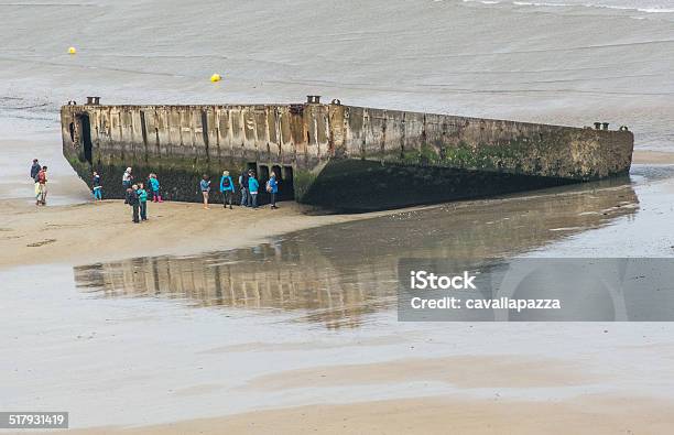 Arromanches Les Bains Normandia Stock Photo - Download Image Now - Basse-Normandy, Battle, Bay of Water