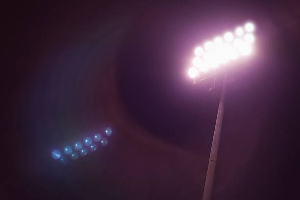 istock View of stadium lights at night 517931452