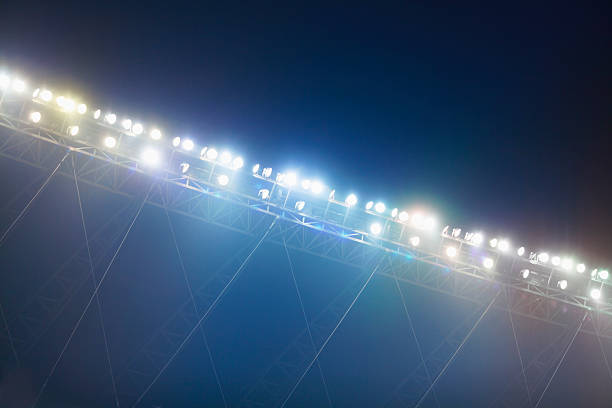 istock View of stadium lights at night 517931734