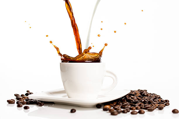 istock Cup of coffee splash 517937102