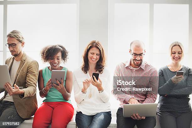 Connection Digital Device Nteworking Technology Concept Stock Photo - Download Image Now